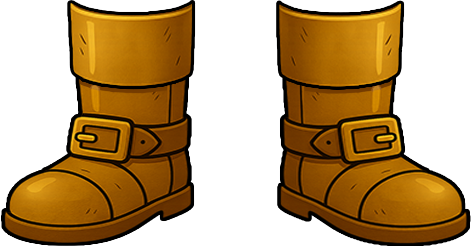 Gold Boots